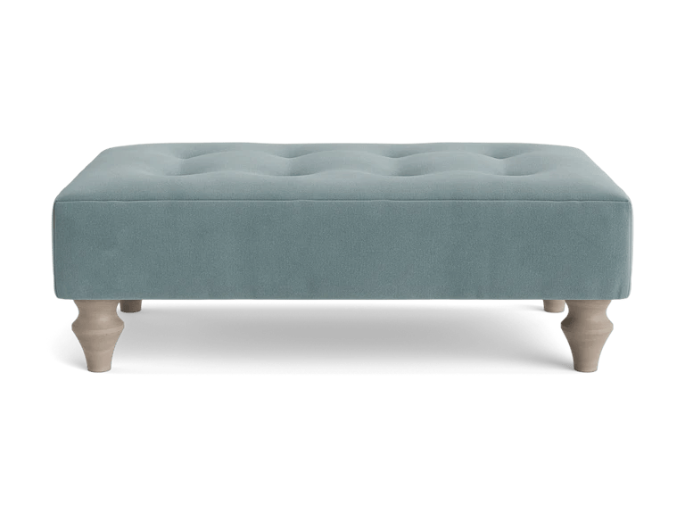 Visby Ottoman â€“ Mineral Velvet