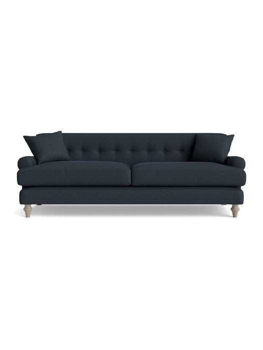 Visby Three Seater Sofa - Nordic Blue Cotton Linen
