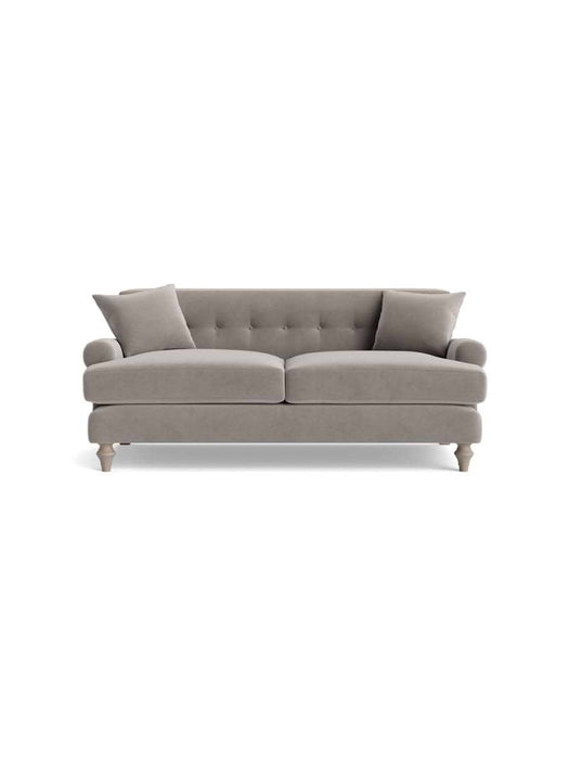 Visby Two Seater Sofa Dove Velvet