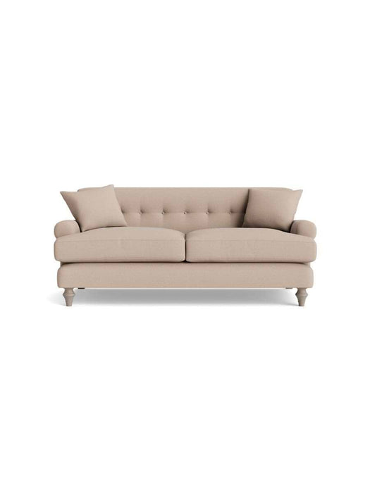 Visby Two Seater Sofa â€“ Taupe Cotton linen