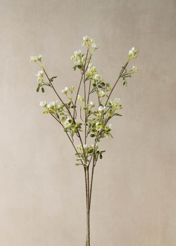 Faux Wax Flowers - Set of 3