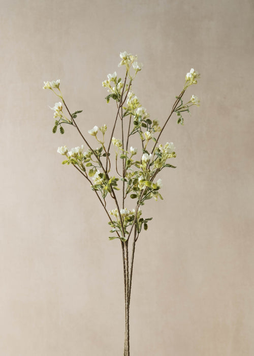 Faux Wax Flowers - Set of 3