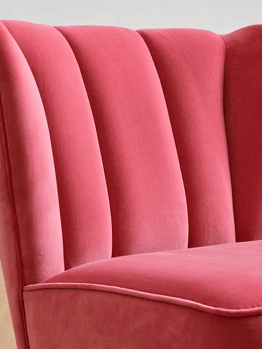 Westbury Velvet Chair - Desert Rose