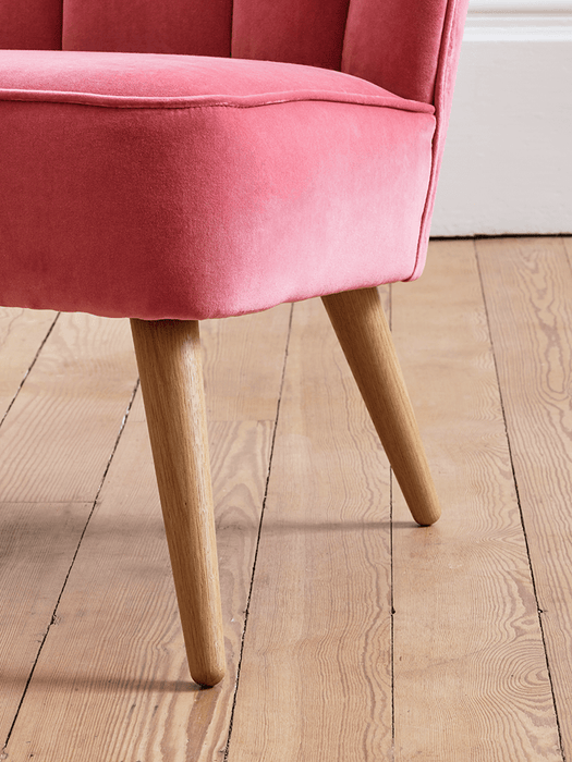 Westbury Velvet Chair - Desert Rose