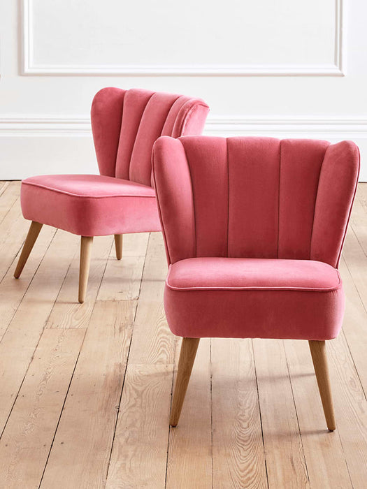 Westbury Velvet Chair - Desert Rose
