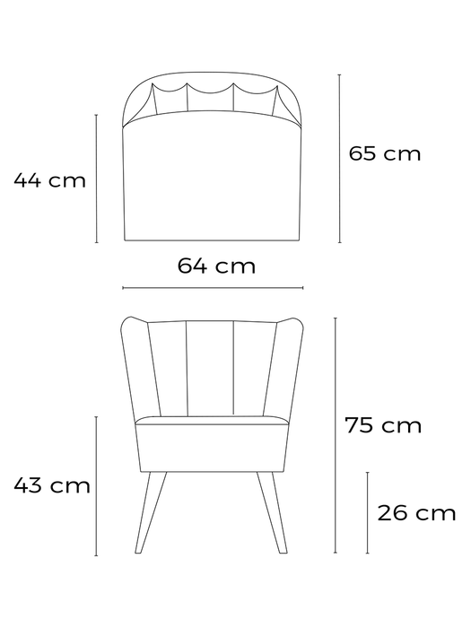 Westbury Velvet Chair - Desert Rose