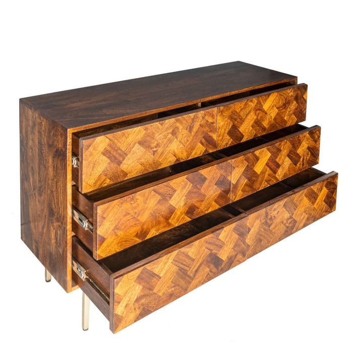 Block Mango 120cm Chest of Drawers - In Stock last one available