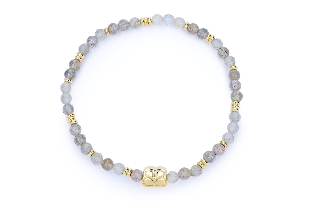 Wonder Gold & Labradorite Bead Bracelet