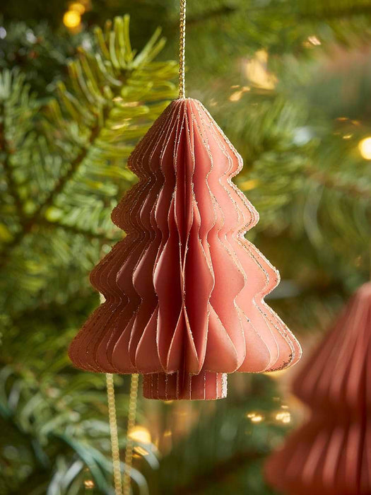 Four Honeycomb Paper Drops - Dusky Blush