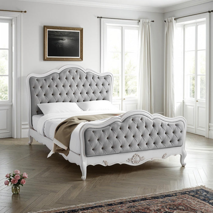 Yasmin Upholstered French Style Bed