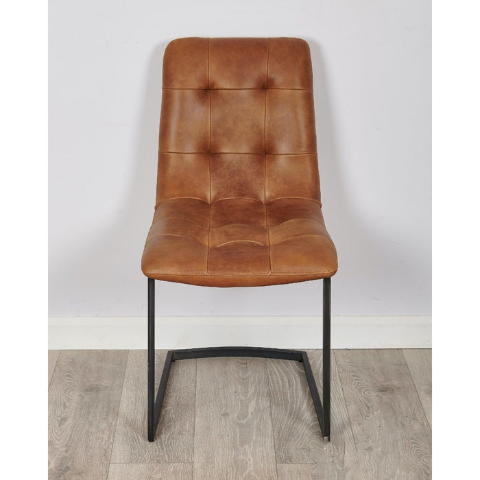 Ex-Display Cantilever Faux Chair