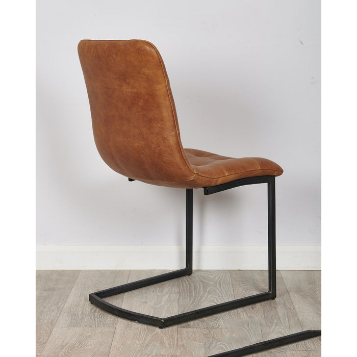 Ex-Display Cantilever Faux Chair