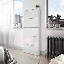 Amos Mann Shoe Cabinet White Gloss
