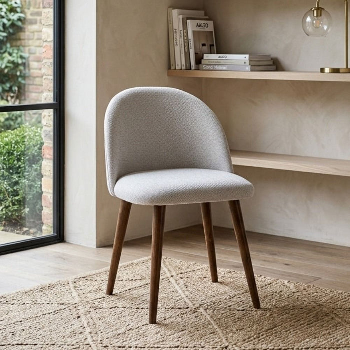 Zena Cream Boucle Chair - In Stock