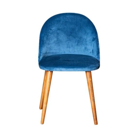 Ex Display Zena Velvet Dining Chair T516 - One Available
