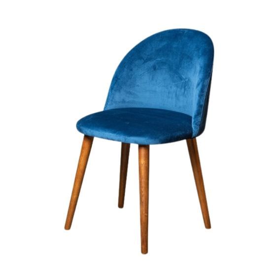 Ex Display Zena Velvet Dining Chair T508 - One Available