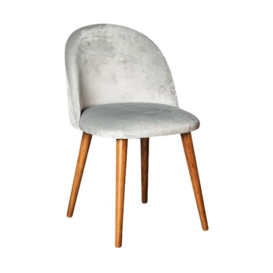 Acre & Artisan Zena Frenchgrey Velvet Chair